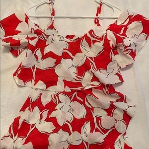 JOA Floral Romper - Size XS